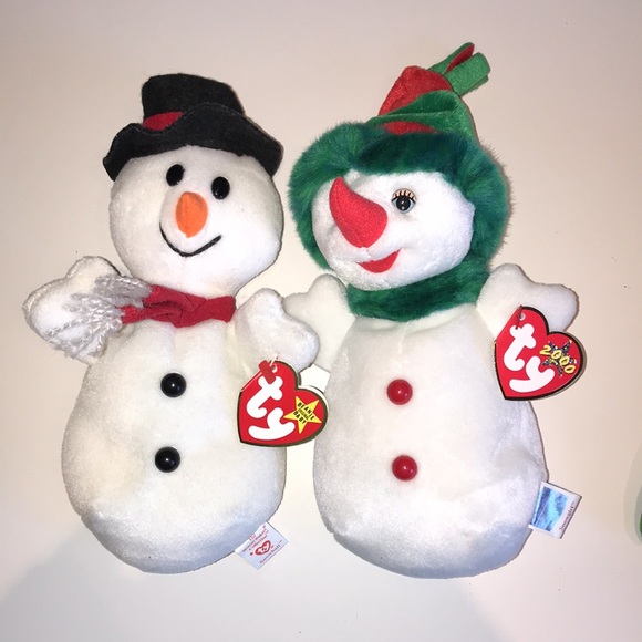 Set of 4 holiday Ty Beanie Babies - Picture 2 of 9